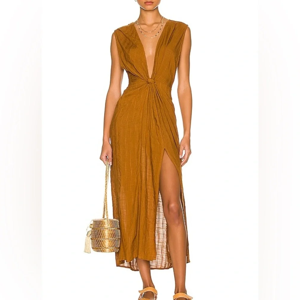 NWT L*SPACE Amber Down The Line Maxi Cover-Up Size Small - Picture 1 of 7